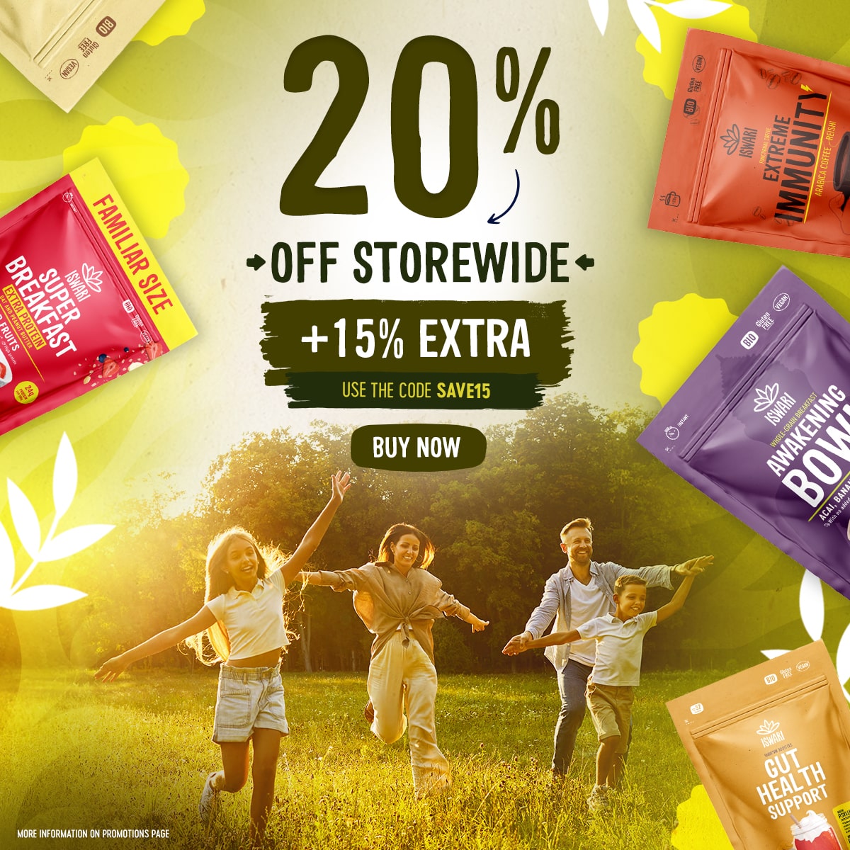 20% + 15% Code SAVE15